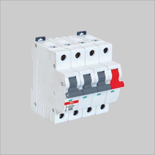 White 10ka C-series Three Pole Neutral Mcb 6amp To 63amp