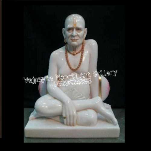 White Marble Swami Samarth Statue