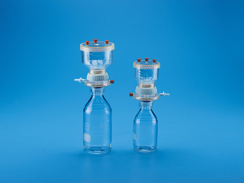 Tarsons Reusable Bottle Top Filter - Plastic, 45 mm Neck Size | White, Autoclavable, High Flow Rate