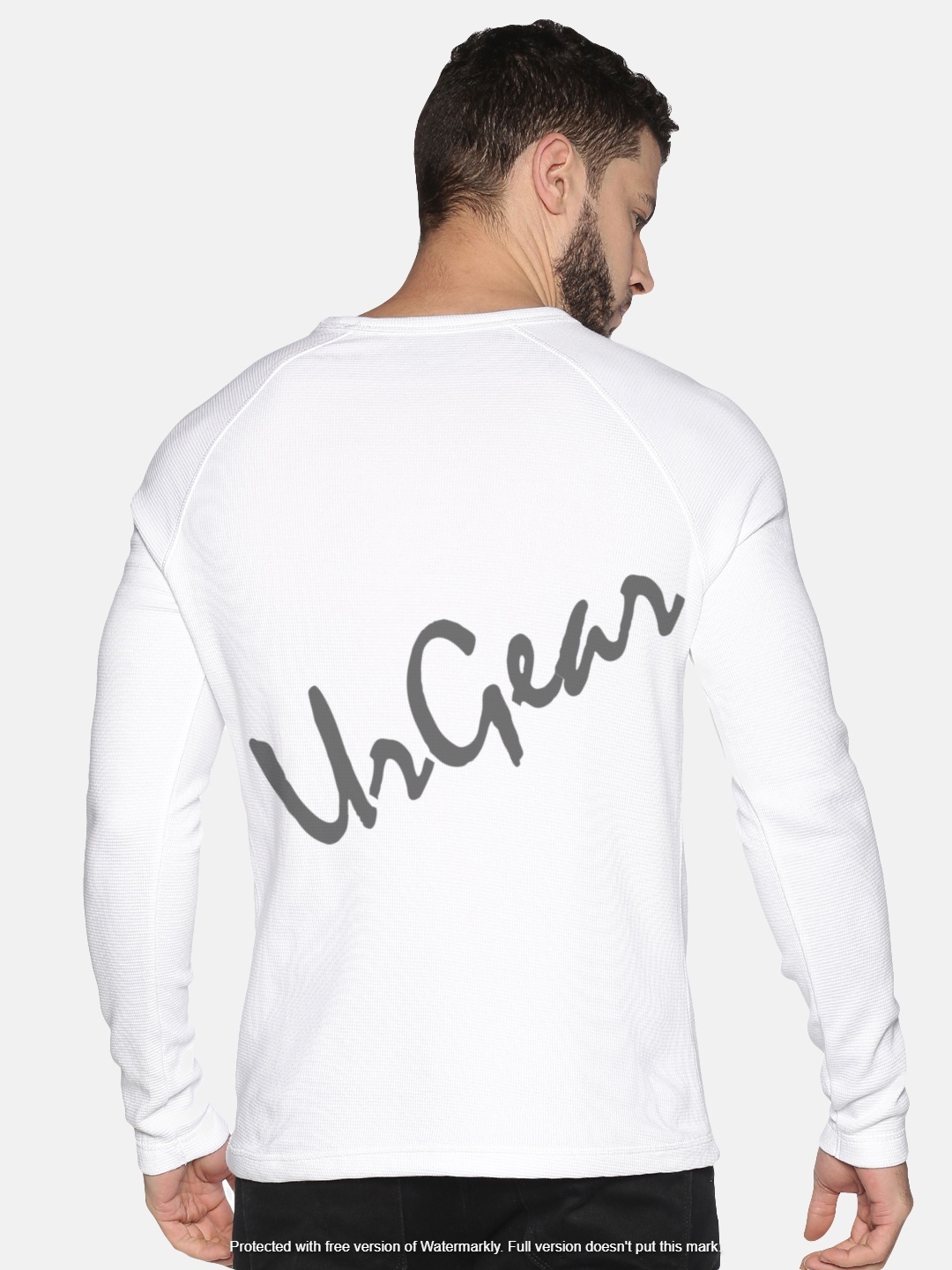 Men''s Round Neck Sweatshirt - Other Material, Available In S-xxxl Sizes, White Color | Breathable, Washable, No Fade Features