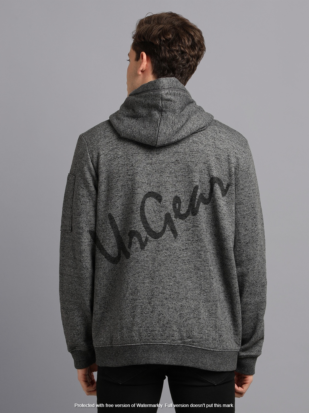 Mens Zipper Sweatshirts - Long Sleeves, Sizes S To Xxxl, Grey | Breathable, No Fade, Washable, Western Style