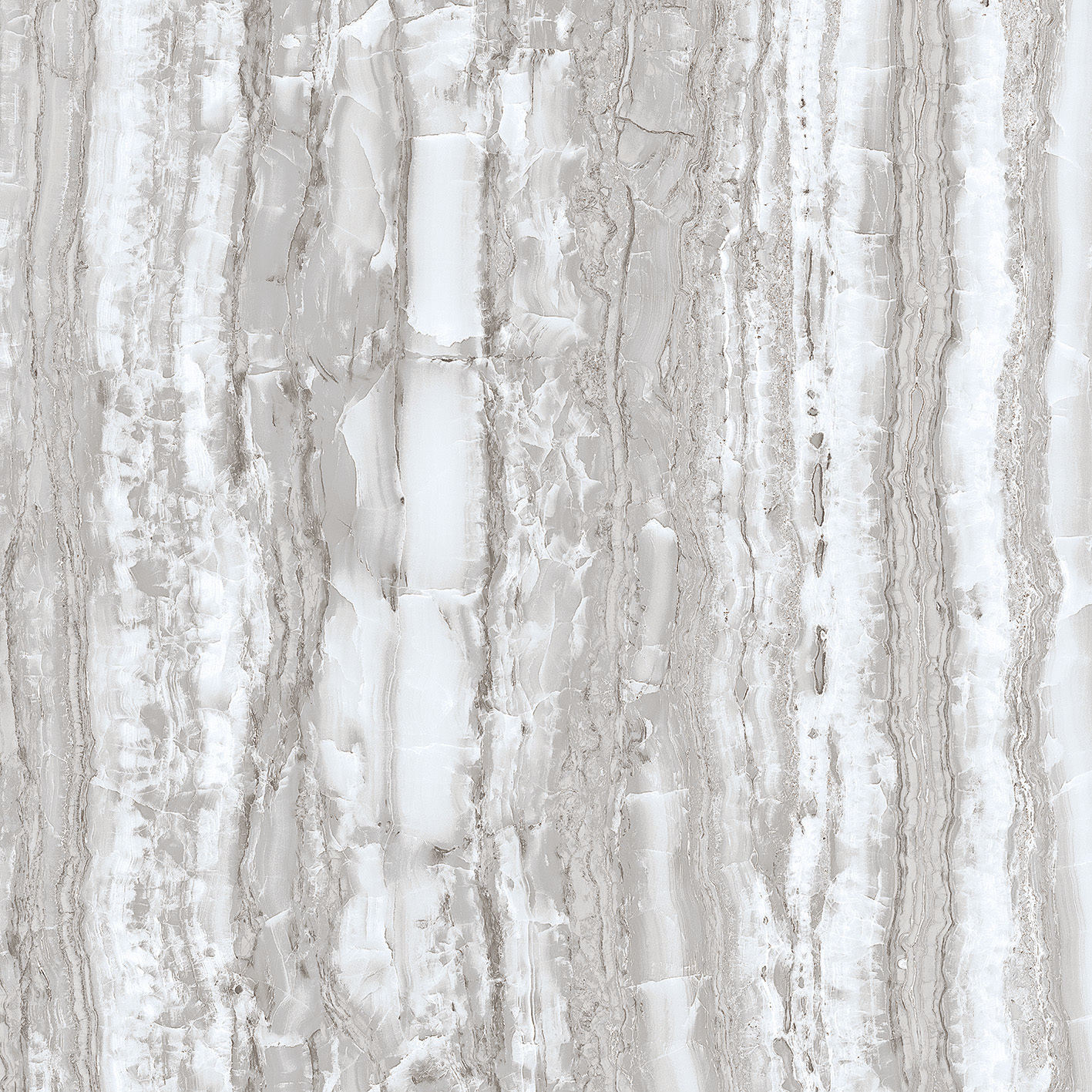 Mega Onix Grey 600x600mm Glossy Porcelain Tile Moisture Content: Na
