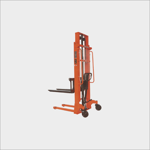 Hydraulic Hand Stacker - Mild Steel | Ergonomic Design, Compact Size, Enhanced Load Capacity, Smooth Mobility for Efficient Material Handling
