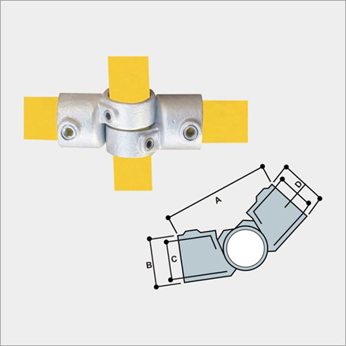 ग्रे एडजस्टेबल साइड आउटलेट टी