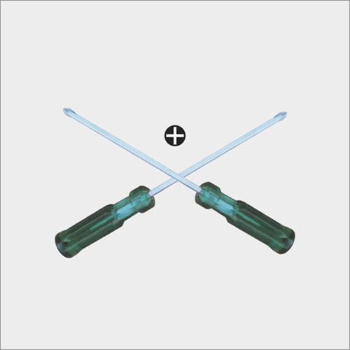 स्क्रू ड्राइवर फिलिप पैटर्न ग्रीन ट्रांसपेरेंट (G) हैंडल सामग्री: एल्युमिनियम