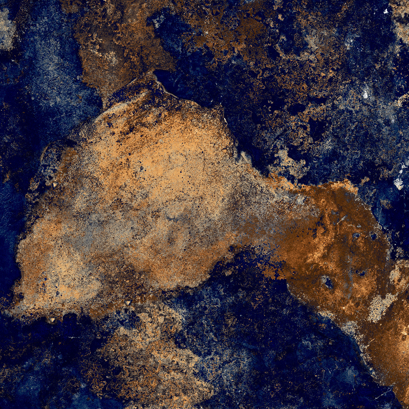 Blue Ricercoto Cobalt 600x600mm Glossy Porcelain Tiles