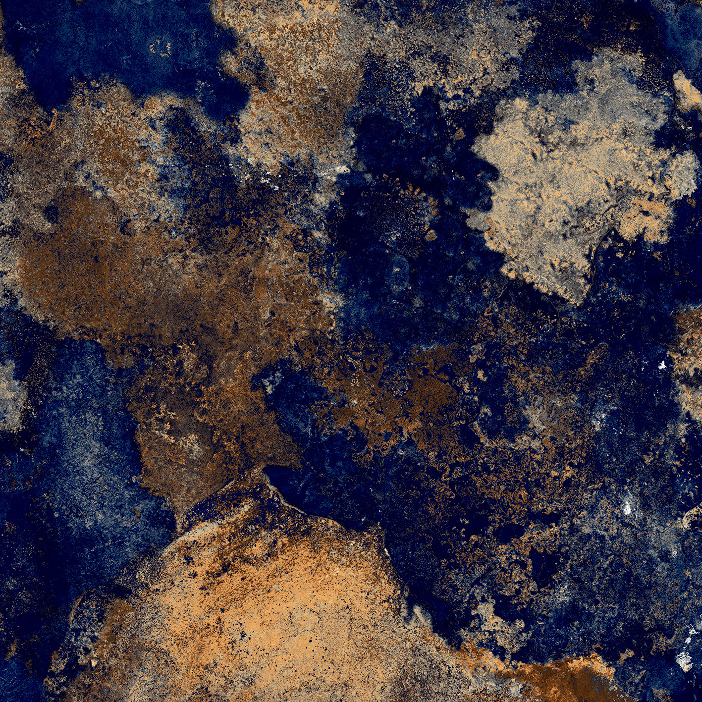 Blue Ricercoto Cobalt 600x600mm Glossy Porcelain Tiles