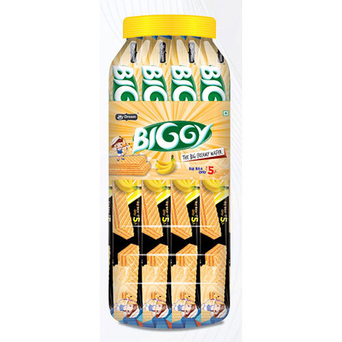 केले के बड़े स्वादिष्ट मलाईदार वेफर्स