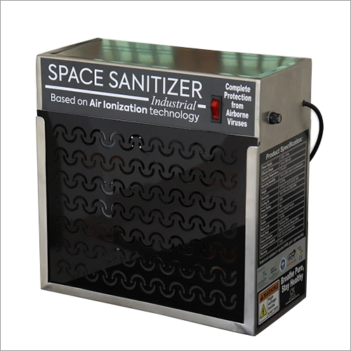 Air Ionizer Industrial Space Sanitizer - 12.5"l X 11"h X 6"w | Stainless Steel, 220v Power Supply, 99% Germ Elimination, Zero Ozone Emission, Energy-saving Technology