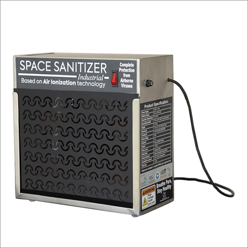 Air Ionizer Industrial Space Sanitizer - 12.5"l X 11"h X 6"w | Stainless Steel, 220v Power Supply, 99% Germ Elimination, Zero Ozone Emission, Energy-saving Technology