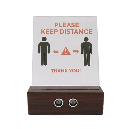 Doori Social Distancing Device - Stainless Steel, Full Automatic Distance Awareness Alarm | Durable Wearable Id Card Holder, 1 Metre Proximity Beep Alert, 01 Year Warranty