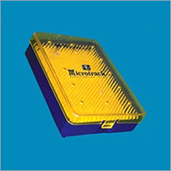 Sterilization Tray For Surgical Instruments - Color: Yellow & Blue