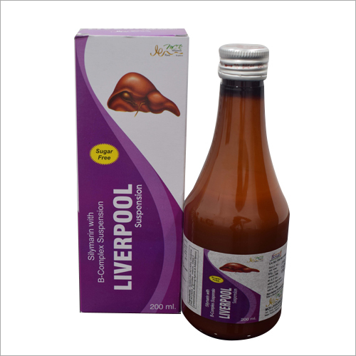 बी कॉम्प्लेक्स सस्पेंशन के साथ 200 मिली शुगर फ्री सिलीमरिन