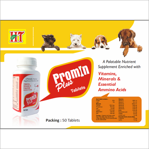 पालतू जानवरों के लिए मल्टीविटामिन टैबलेट आवेदन: कुत्ता