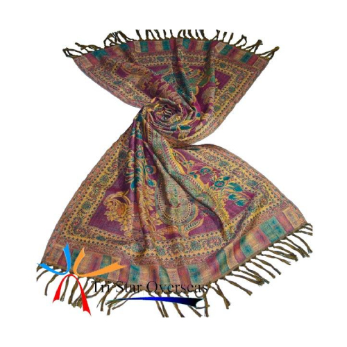 Wool Designer Printed Shawls - 70x180 cm, Customizable Sizes & Patterns, Machine Made for Daily Use, Perfect for Women, Versatile Fashion Accessories
