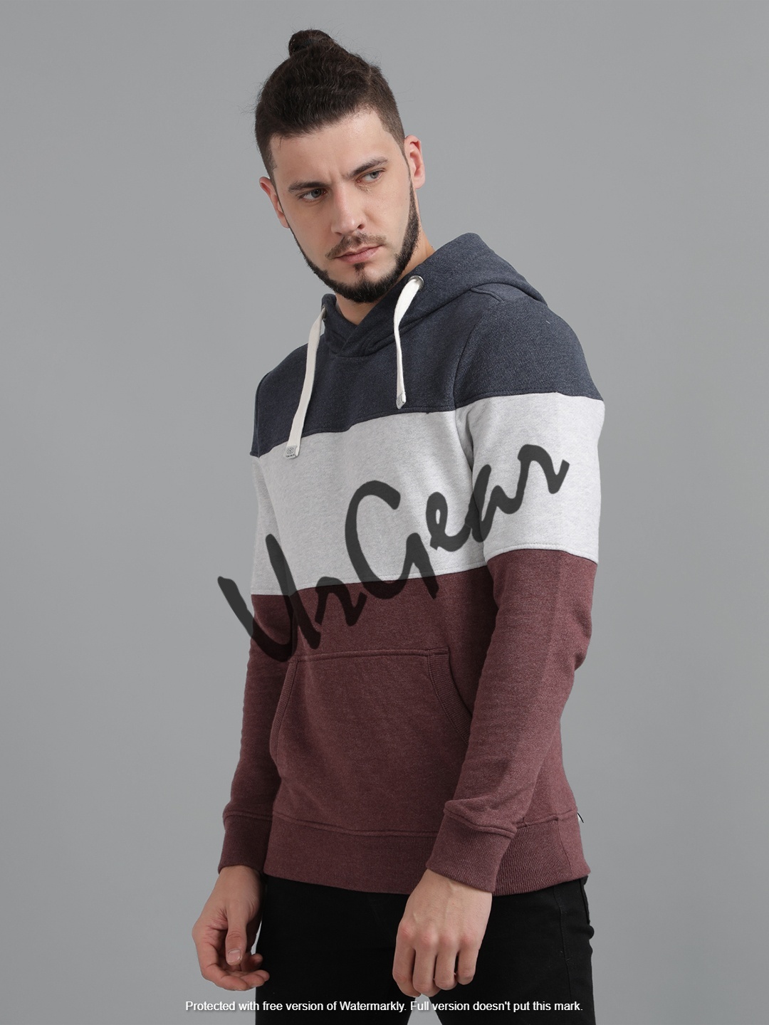 Mens Hooded Sweatshirts - Breathable Multicolor Fabric, Sizes S To Xxxl | Long Sleeves, Winter Style, No Fade, Washable, Casual Wear