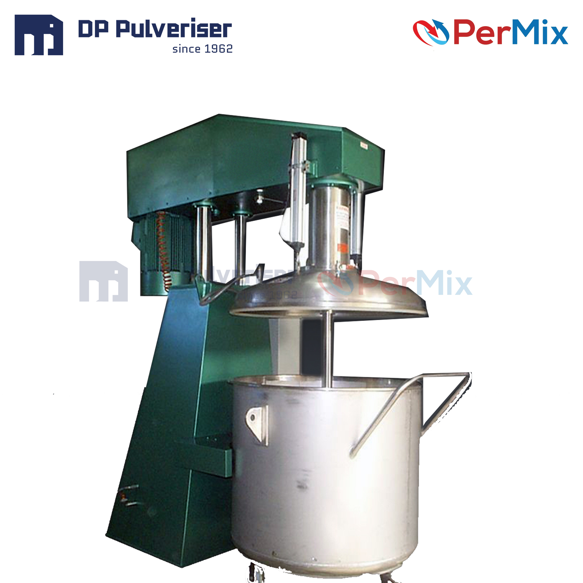 High Shear Dissolver - Customized For Industrial Applications | Adjustable Safety Cover, Swiveling Head, Quick Locking Vacuum Cover, High Efficiency