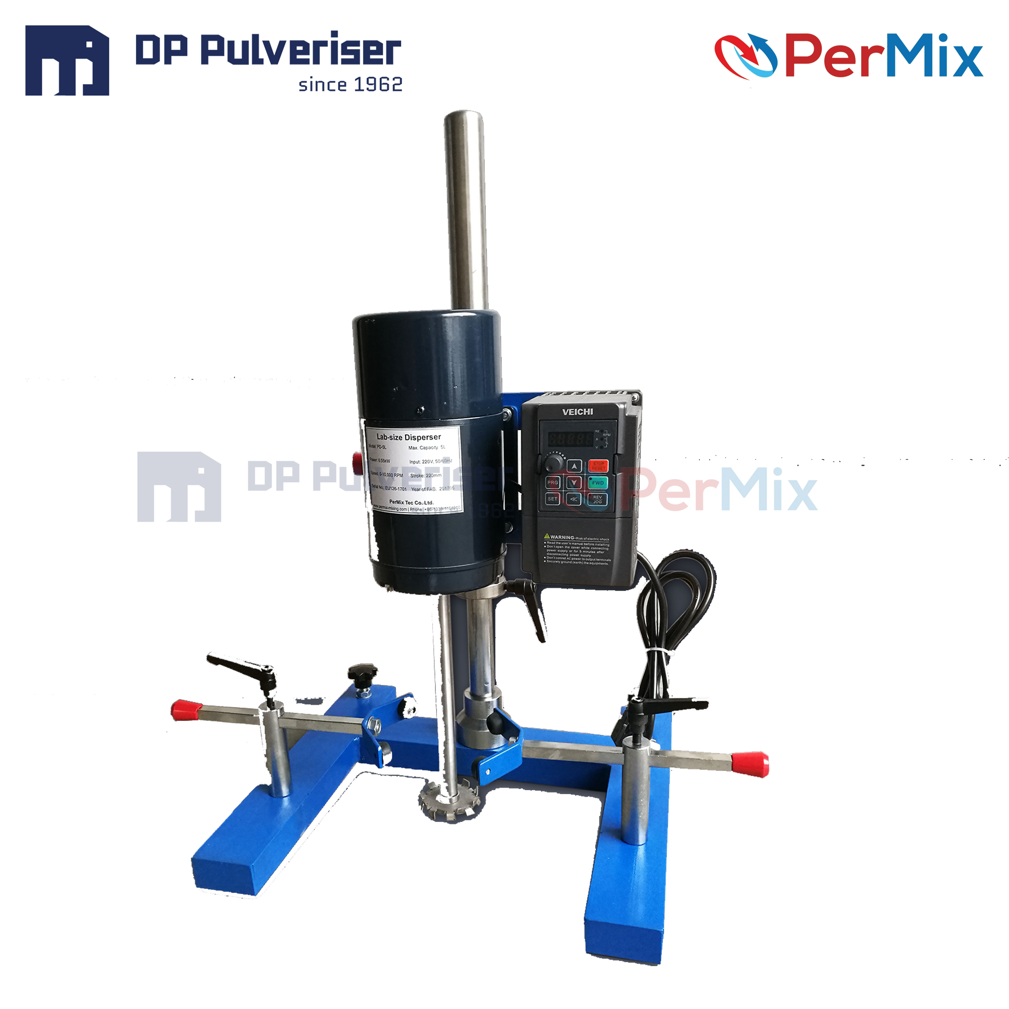 High Shear Dissolver - Customized For Industrial Applications | Adjustable Safety Cover, Swiveling Head, Quick Locking Vacuum Cover, High Efficiency