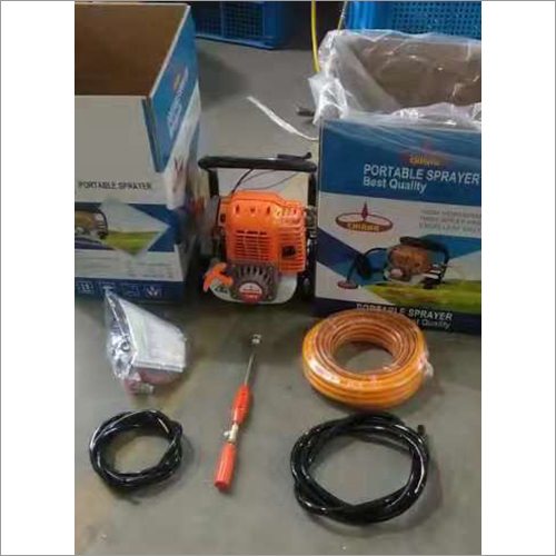 Portable Sprayer - Plastic & Metal, 15.75x11.81x11.81 Inches, 10.58 Pounds | 2-Stroke Engine, 2.5 Gallon Tank Capacity, 40 PSI Pressure, 25 Feet Hose Length