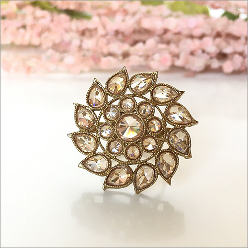 लेडीज़ डायमंड फिंगर रिंग लिंग: महिलाएं