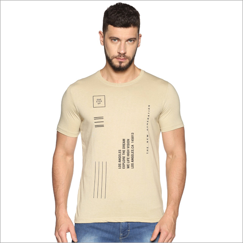 T Shirt Mens Round Neck Printed T-shirts