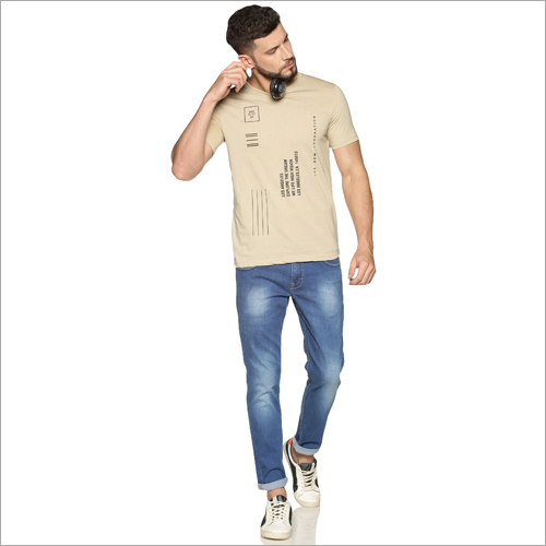 T Shirt Mens Round Neck Printed T-shirts