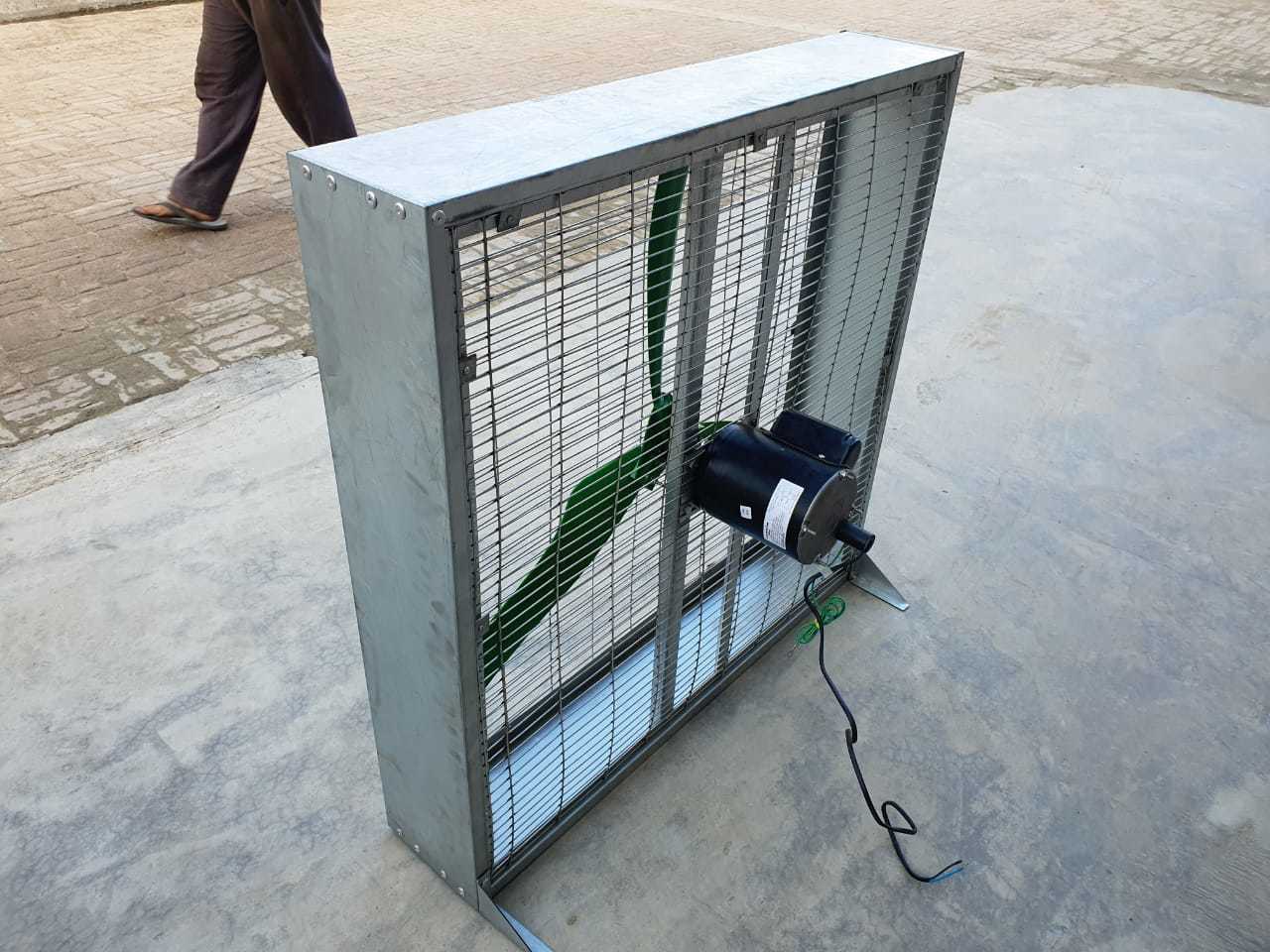 Poultry Ventilation Fan Square - Color: Gray