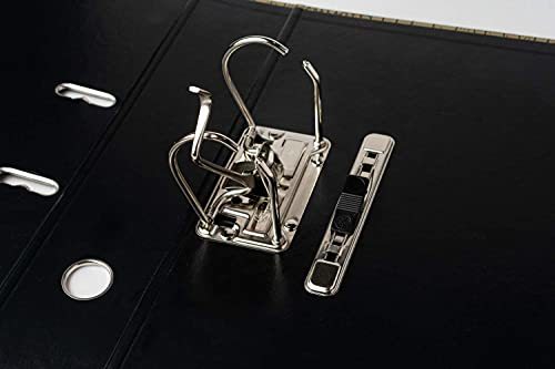 Comma Croco Lever Arch File - Acrylic Coated Crocodile Pattern, Foolscap Size (21.6 X 34.3 Cm), 70mm Clip, Nickel Plated Features - Ideal For Filing Up To 530 Sheets