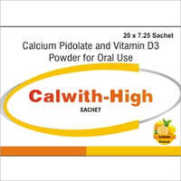 ओरल सामान्य दवाओं के लिए कैल्शियम पिडोलेट और विटामिन D3 पाउडर पाउच