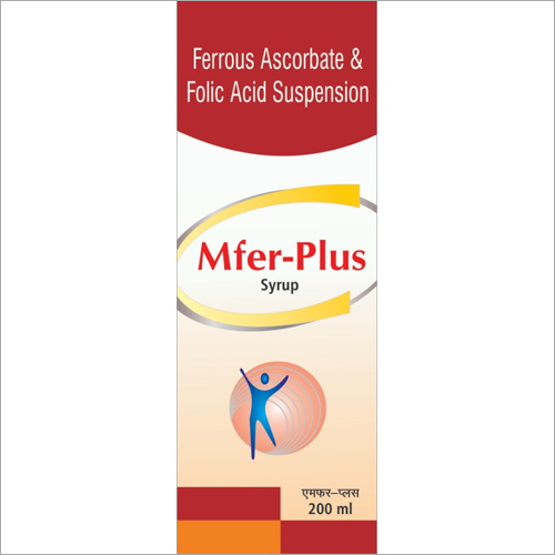 200Ml Ferrous Ascorbate And Folic Acid Syrup General Medicines