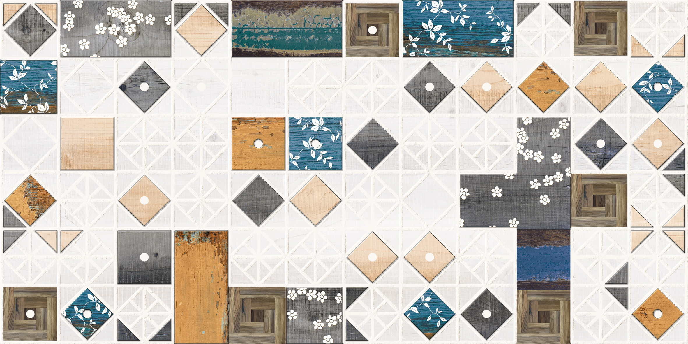 Gold 21014 Glossy Ceramic Wall Tiles 300x600mm