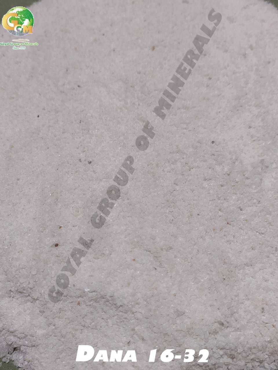 Quartz Granules 16-32 Mesh - 98% Sio2, Whiteness 90%, White Color, Size 0.6-1.2 Mm | Ideal For Tile Additives & Fertilizers, Double Screening Applications