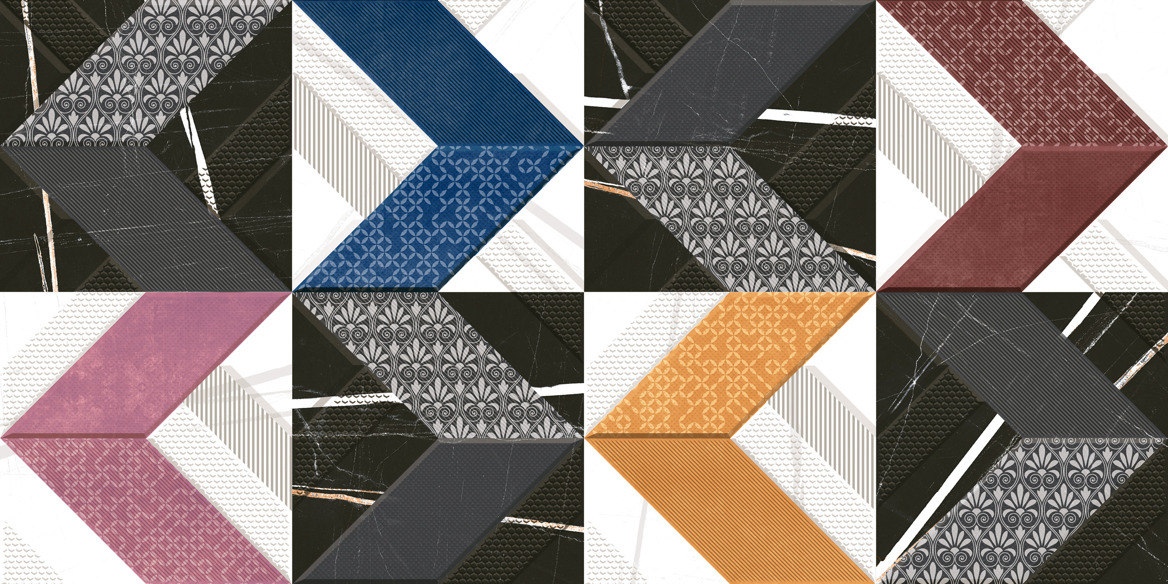 Whites 21042 Glossy Ceramic Wall Tiles 300x600mm