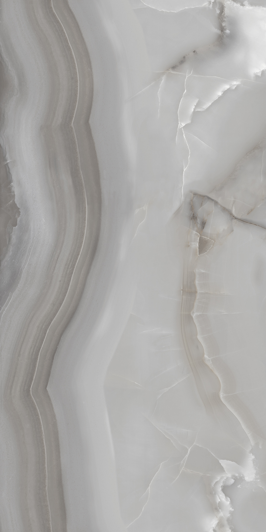 Crystal Grey Onico 900x1800mm Glossy And Matt Porcelain Tiles Moisture Content: Na
