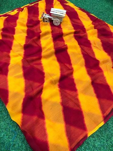 Daily Wear Yellow Lahariya Saree