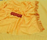 डेली वियर पीली हैवी क्वालिटी ज़री साड़ी