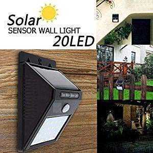 Solar Wireless Security Motion Sensor Night Light