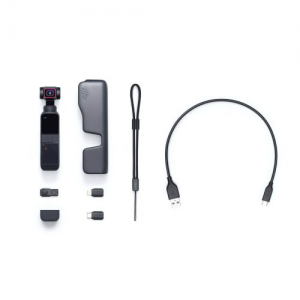Dji Pocket 2 - 64mp Cmos Sensor, 4k Video Capture | Compact 3-axis Gimbal, Anti-shake, Touch Screen, Waterproof, Macro Mode, Time-lapse