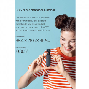 Dji Osmo Pocket With 3-axis Gimbal-stabilized Integrated Camera