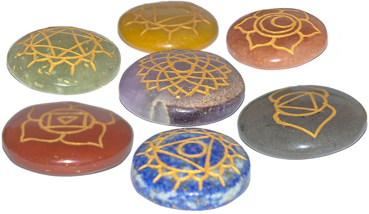 Seven Chakra Round Shape Reiki Sets
