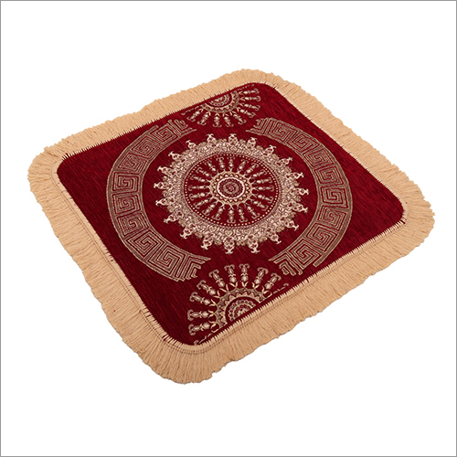 Red Cotton Puja Aasan - Cotton Material Different Sizes Available | Multicolor Indian Regional Style Hinduism Theme