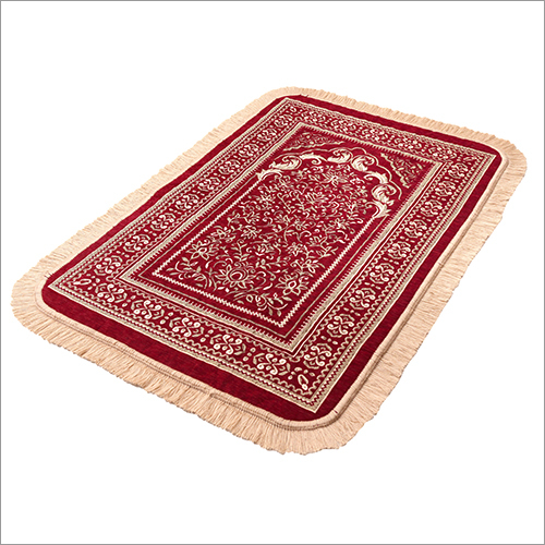 Jainamaj Prayer Rug - Multicolor, Lightweight Rectangular Janamaz Rug | Designer Anti-slip Tiled And Geometric Patterns For Home Prayer