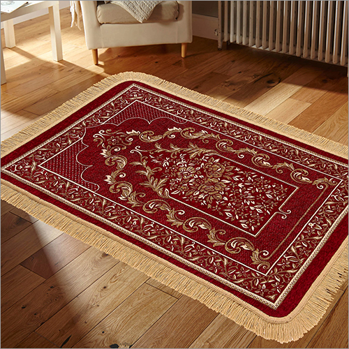 Jainamaj Prayer Rug - Multicolor, Lightweight Rectangular Janamaz Rug | Designer Anti-slip Tiled And Geometric Patterns For Home Prayer