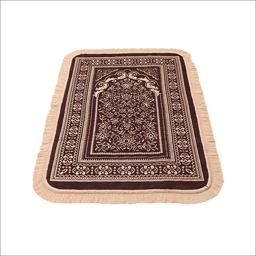 Jainamaj Prayer Rug - Multicolor, Lightweight Rectangular Janamaz Rug | Designer Anti-slip Tiled And Geometric Patterns For Home Prayer