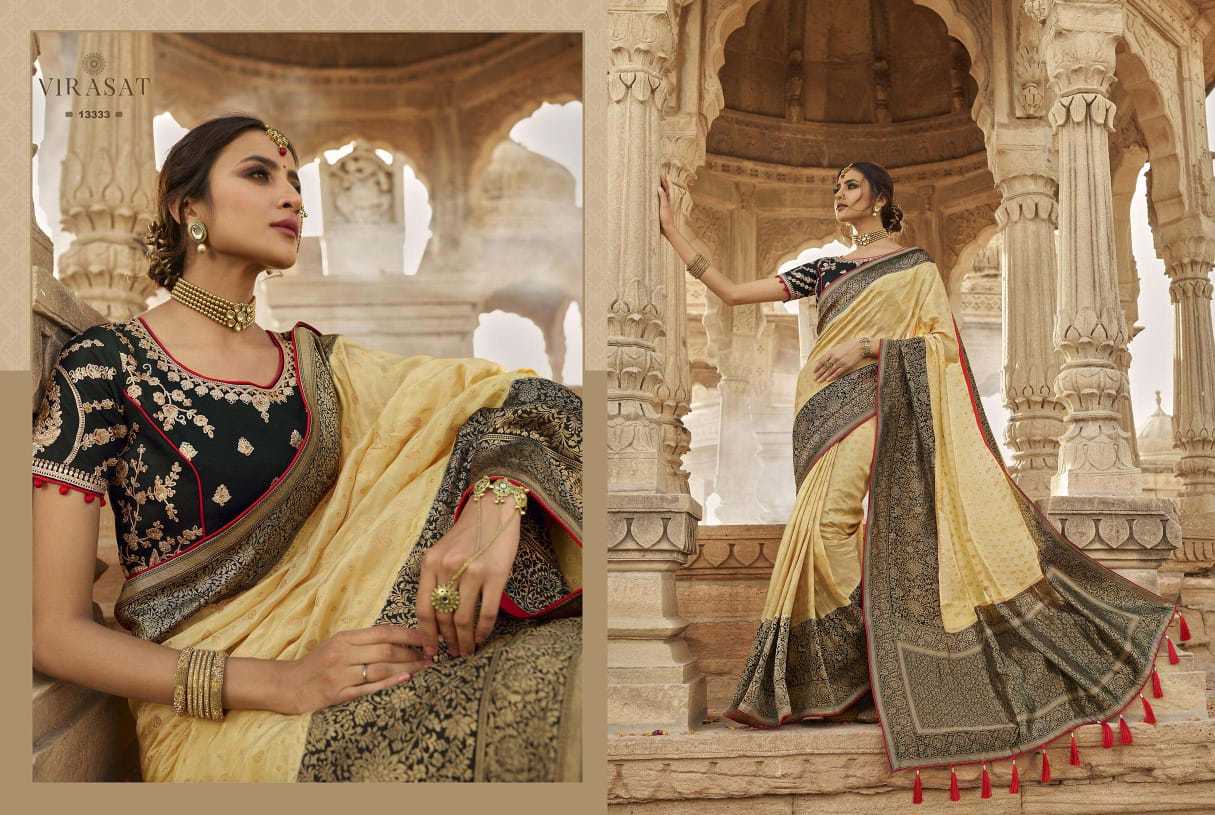 Silk Saree - Art Silk, Multi Color | Banarasi Style, Resam Embroidery, Party Wear For All Seasons