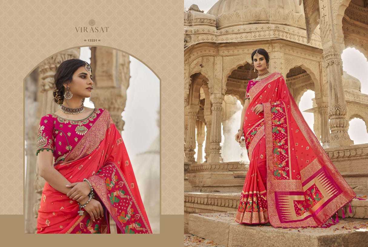 Silk Saree - Art Silk, Multi Color | Banarasi Style, Resam Embroidery, Party Wear For All Seasons