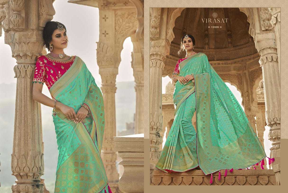Silk Saree - Art Silk, Multi Color | Banarasi Style, Resam Embroidery, Party Wear For All Seasons