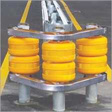 Rolling Crash Barrier - Aluminum & Abs, Standard Size | Eco-friendly, Durable, Low Maintenance, Roadway Safety