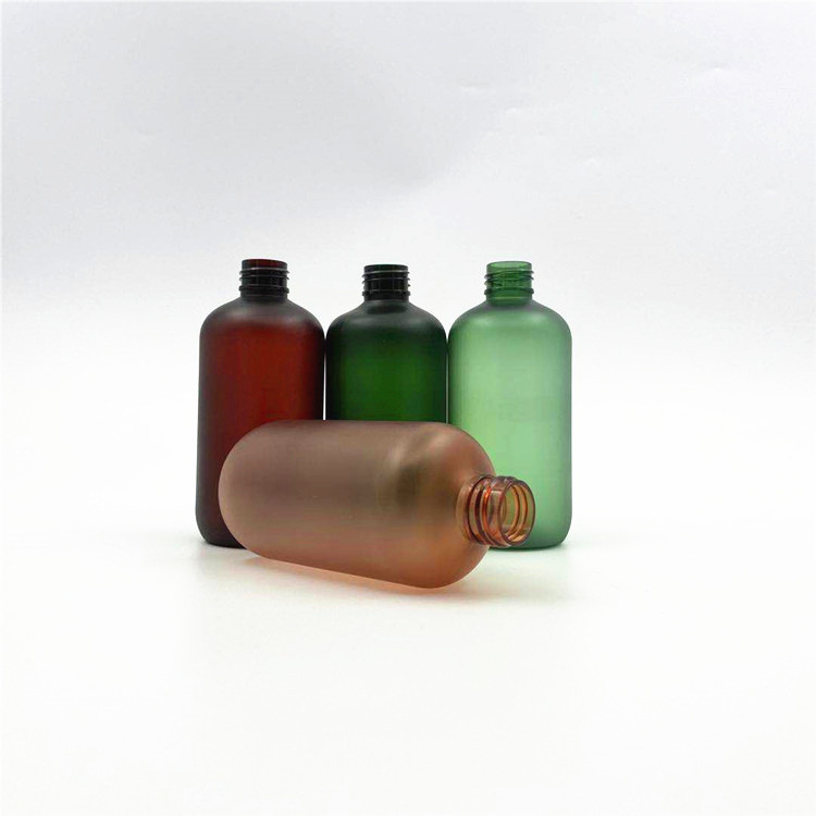 Shampoo Bottle - Pet Material, 250/500ml Capacity, White Color - Silk Screen Printed With Pump Sealing For Serum, Hair Oil, Body Oil Use