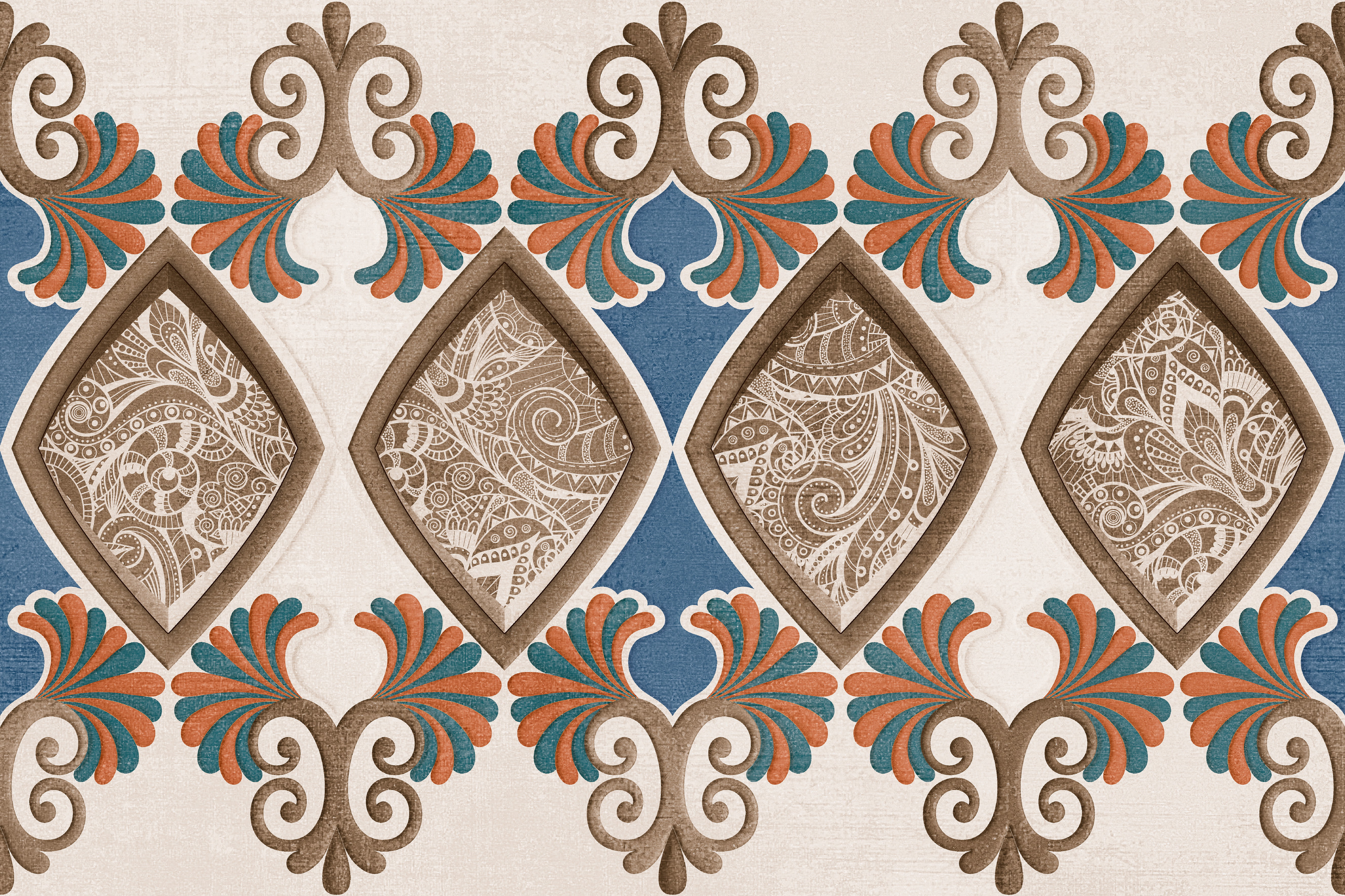 Beige 16022 Matt Ceramic Wall Tiles 300x450mm